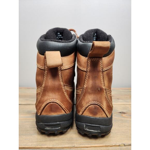 LL Bean Men’s Winter Snow Boots WR96 04 Brown Leather Thinsulate Size 12 Med main image 10